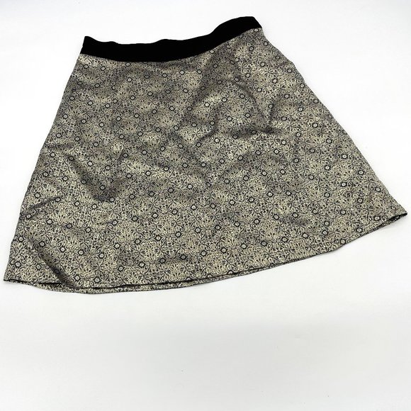Narciso Rodriguez Design Nation Womens Size 8 Metallic Gold Istanbul Skirt-NWT - Picture 1 of 5